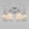 Потолочная люстра с хрусталём 10119/8 хром Eurosvet Sevilia