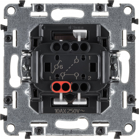 Legrand Valena ALLURE DIY Бел Переключатель 1-клавишный 10А 250В