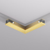 TR5723-SB Электрический коннектор для трека SHINE BASE 90° потолок-потолок, сатинированная латунь, алюминий