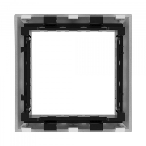 DKC Avanti Серебристый металлик Рамка-суппорт для In-liner Front 2 модуля