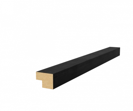 Торцевая рейка 25х19х1350мм, МДФ, дуб графит