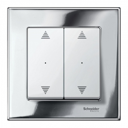 SE Merten SM M-Elegance Хром Рамка 1-ая