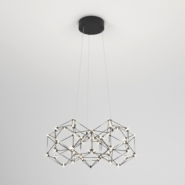 Подвесной светильник 90169/5 черный жемчуг Eurosvet Uma