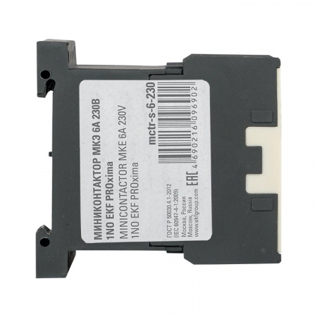 EKF PROxima Миниконтактор МКЭ 6А 230В 1NO