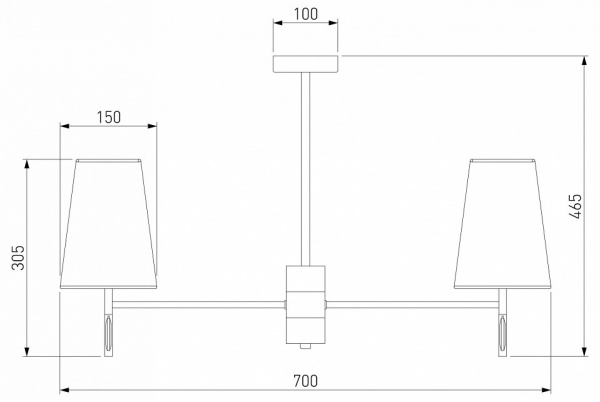 Потолочная люстра в классическом стиле 60137/6 золото Eurosvet Milazzo