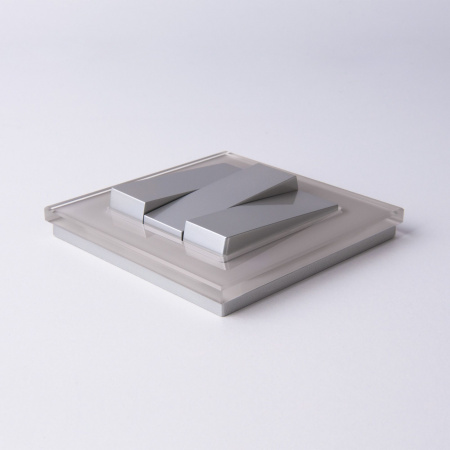 Выключатель трехклавишный (серебряный) W1130006