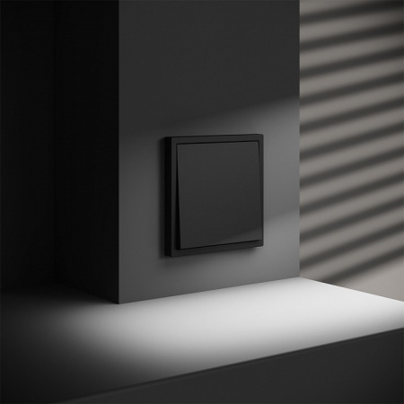 Вывод кабеля VOLTUM S70, (черный матовый)