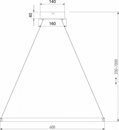 Подвесной светильник 90264/1 латунь Eurosvet Collars