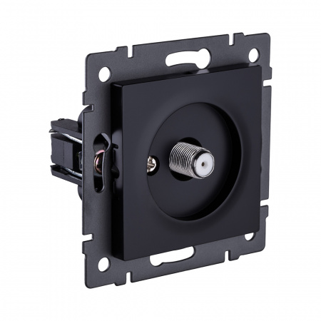 Розетка спутниковая SAT, черный Kollinger REA-020BK для Aspekt, Eleganz, Reflex