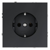 Розетка встраиваемая VOLTUM S70 с заземлением 16А, (графит)