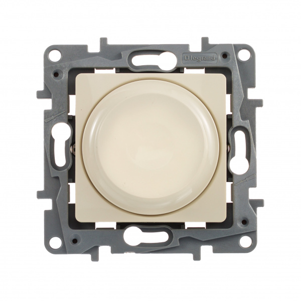 Legrand Etika Слоновая кость Светорегулятор поворотный, 300Вт, без нейтрали