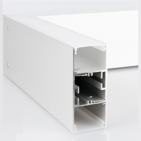 Линейный светодиодный накладной двусторонний светильник 78см 30Вт 3000К матовое серебро 101-100-40-78 Elektrostandard Grand a041477