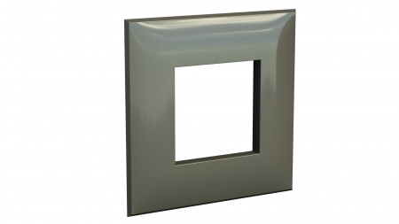 DKC Avanti Серый жемчуг Рамка 2 модуля