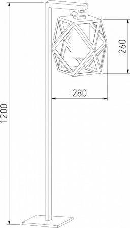 Уличный светильник на столбе Ambra F IP33 35133/F черный Elektrostandard Ambra a056235
