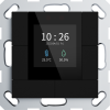 Donel Многофункциональный термостат KNX, 55 мм ЖК-экран, 2 интерфейса, чёрный, DTPBL040021