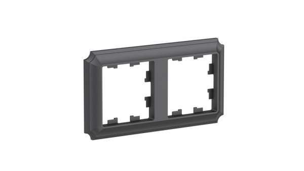 Systeme Electric AtlasDesign Antique Базальт Рамка 2-ая, универсальная