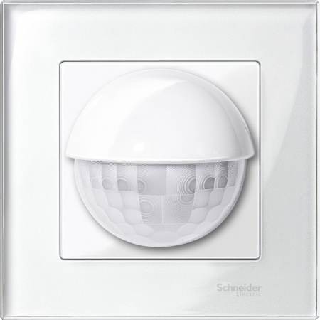 SE Merten SM M-Elegance Стекло Белое Рамка 1-ая