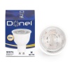 Donel Светодиодная лампа 9Вт, MR16, 220В, GU10, 3000K, 720Лм, Ra>80, 60°, D50хH65мм, Dim Triac, DN03003W9GU10Dim