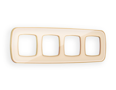 Рамка OMEGA Coint (Бежевый Стекло органическое/Шампань) 4-ая OF640344