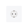 Systeme Electric Systeme Infinity Арктический лед Розетка с заземлением со шторками, 16А
