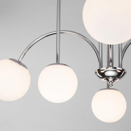 Потолочная люстра с плафонами 30177/6 хром Eurosvet Alix