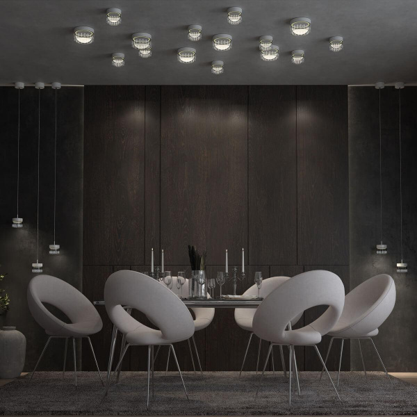 Потолочный светодиодный светильник Novotech Over Aura 359003 Потолочный светодиодный светильник Novotech Over Aura 359003