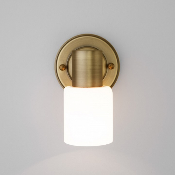 Настенный светильник с плафоном 20089/1 бронза Eurosvet Corso