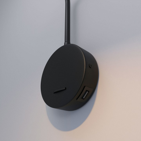 40120/LED Светильник настенный светодиодный Stem черный 3000К 40120/LED черный Elektrostandard Stem a063704