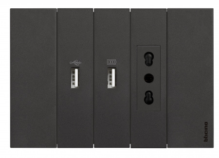 BT Living now Черный Рамка итальянский стандарт 3 мод