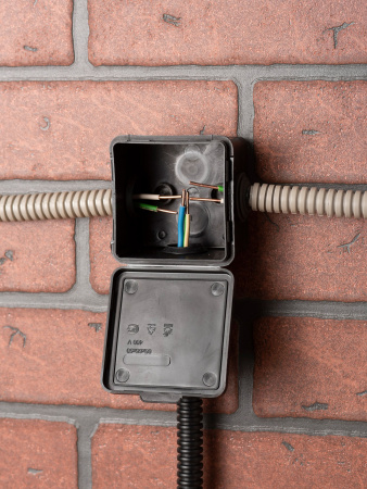 EKF PROxima Коробка распаячная КМР-030-036, 4 мембр.ввода (65х65х50) чёрная