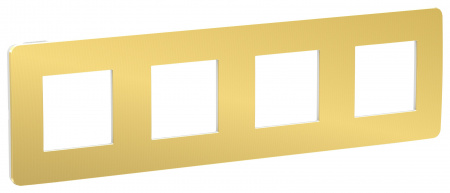 SE Unica Studio Золото/Белая Рамка 4-ная