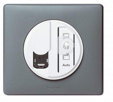 Legrand Celiane2 Перкаль фиолетовая Рамка 1-я (2 мод)