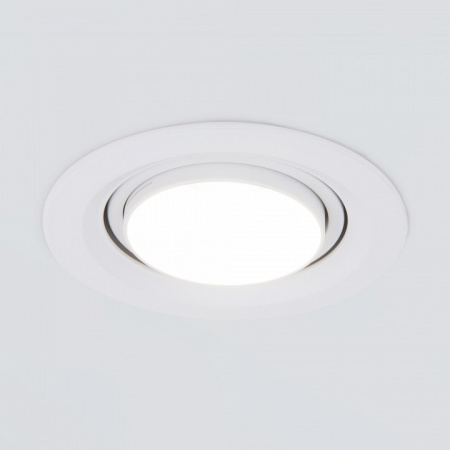 Встраиваемый светодиодный светильник с регулировкой угла освещения 9920 LED 15W 4200K белый Elektrostandard Zoom a052463