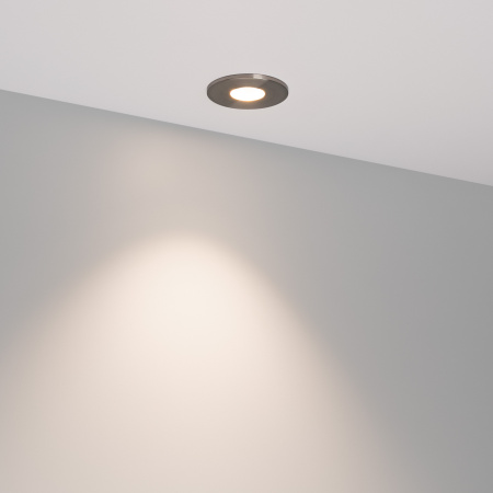 Arlight Светильник MS-GLORY-BUILT-R54-5W Day4000 (NI, 60 deg, 230V) (IP54 Металл, 5 лет)