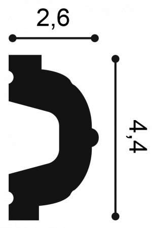 P2020F молдинг гибкий