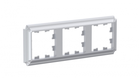 Systeme Electric AtlasDesign Antique Алюминий Рамка 3-ая, универсальная