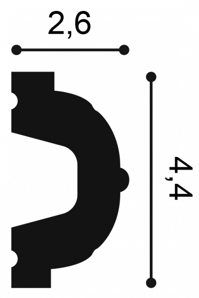 P2020F молдинг гибкий