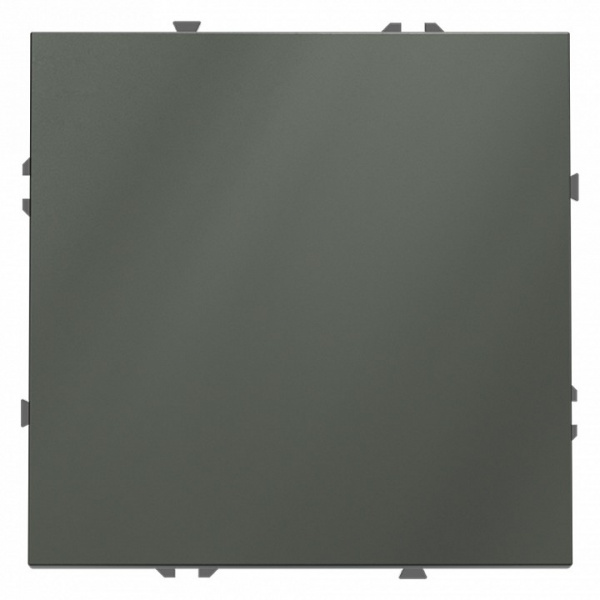 Проходной переключатель встраиваемый VOLTUM S70 одноклавишный 10А, (титан)