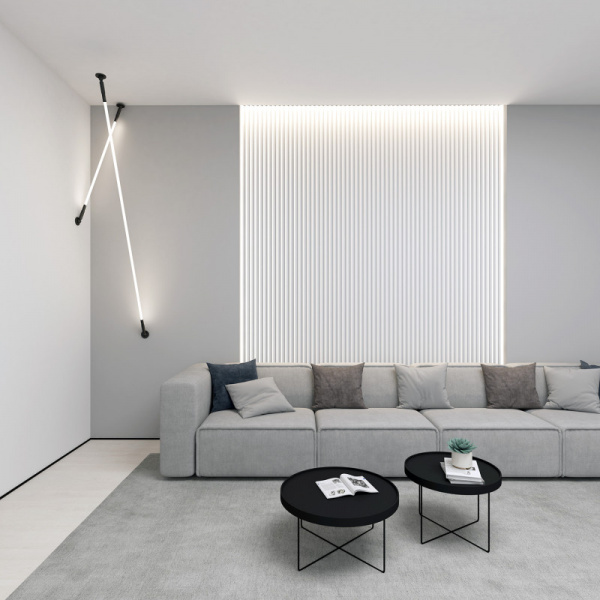 DK7505-BK Cветильник-трос в оплетке FLEX со светодиодом 5м 24V DC 86W 360° 3000К IP20 черный Цветопередача: &gt;90, Световой поток: 3850Лм