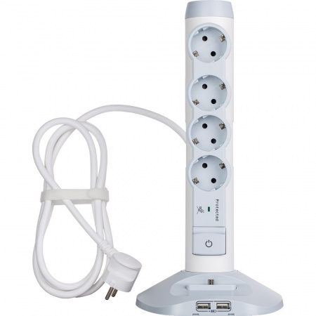 Legrand Стойка 2хUSB+microUSB+4х(2К+З)