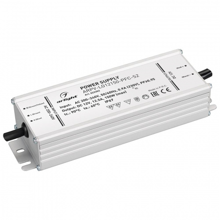 Arlight Блок питания ARPV-LG12150-PFC-S2 (12V, 12.5A, 150W) (IP67 Металл, 5 лет)