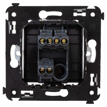 DKC Avanti Черный матовый Переключатель одноклавишный