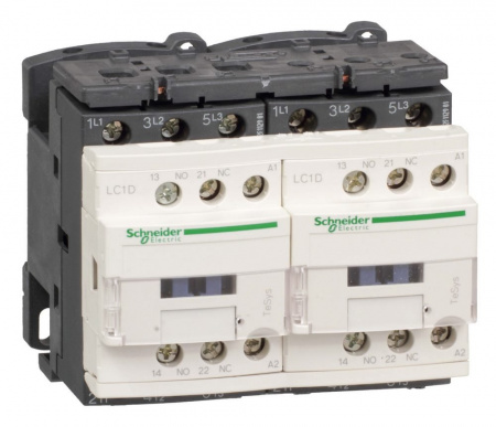 Schneider Electric Contactors D Контактор реверсивный 3P, 25A, 230В50Гц электр.б.