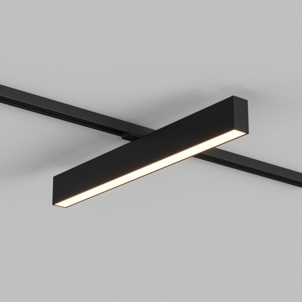 DK6630-BK Трековый светильник IP 20, 20 Вт, LED 3000, черный, алюминий