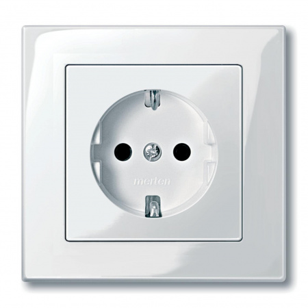 SE Merten SM M-Plan Бел глянец Рамка 1-ая