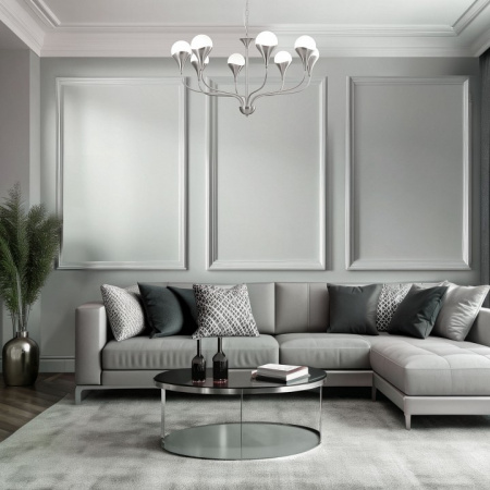 Подвесной светильник 60169/8 никель Eurosvet Calyx