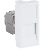 Donel Розетка DEC RJ45 FTP кат.6, 1мод., бел. (22.5х45мм), серия (тип) DEC, DECF12WF6