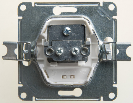 SE Glossa Перламутр Розетка TV проходная 4DB