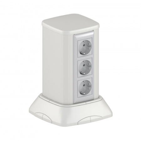 DKC Миниколонна алюминиевая 0,25 м, цвет светло-серебристый металлик