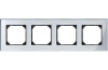 SE Merten SM M-Elegance Стекло Серебро Рамка 4-ая